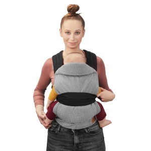 MARSUPIU ERGONOMIC KINDERKRAFT ADOREE MEI TAI, GREY - Img 2