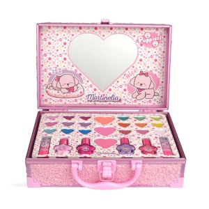 MARTINELIA PUPPIES FLUFFY SET COMPLET DE MACHIAJ IN CUTIE METALICA - Img 2