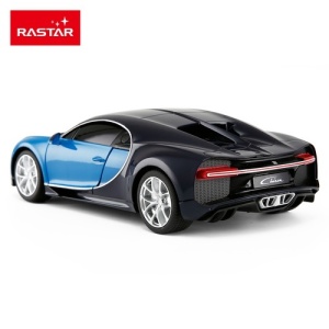 MASINA CU TELECOMANDA BUGATTI CHIRON ALBASTRU CU SCARA 1 LA 24 - Img 7