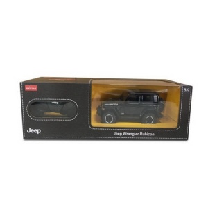 Masina cu telecomanda Jeep Wrangler JL, negru, scara 1:24, 20.4x9.2x7.4cm - Img 2
