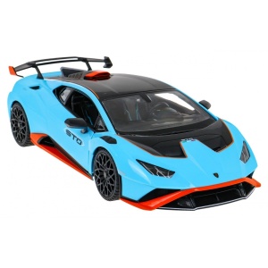 Masina cu telecomanda Lamborghini Huracan STO albastru, scara 1:14, dimensiuni 43x25.5x17.5cm - Img 8