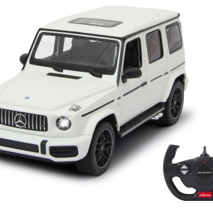 Masină cu telecomandă Mercedes-Benz G63, alb, scară 1:14, dimensiuni 32.3x14.8x13.9cm - Img 5
