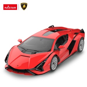 Masina cu telecomanda Rastar Lamborghini Sian, 1:14, rosu, 35.5x16.3x8.2cm - Img 6