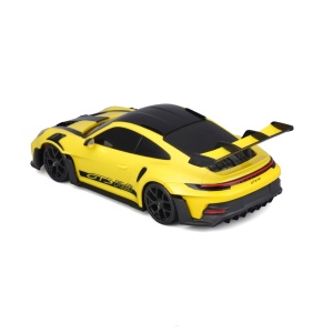 Masinuta cu sunete si lumini Porsche 911 GT3 RS, Maisto, scara 1:24, galbena - Img 4