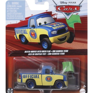 MASINUTA METALICA CARS3 PERSONAJUL DEXTER HOOVER CU STEAG VERDE