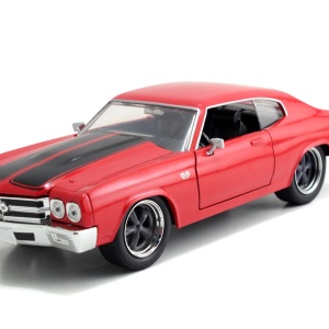 MASINUTA METALICA FAST AND FURIOUS 1970 CHEVY CHEVELLE SCARA 1 LA 24 - Img 3