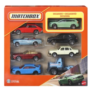 MATCHBOX SET 8 MASINUTE METALICE EXCLUSIV VOLVO V60 2016 SCARA 1 LA 64