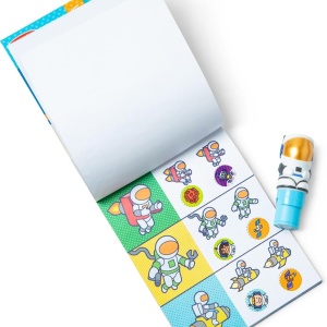 MELISSA AND DOUG STICKER WOW SET DE JOACA AUTOCOLANTE SI STAMPILA ASTRONAUT - Img 2