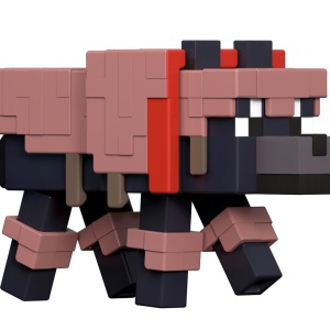MINECRAFT CRAFT A BLOCK FIGURINA TAMED WOLF 8CM - Img 2