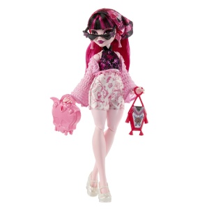 MONSTER HIGH SKULLTIMATE SECRETS PAPUSA DRACULAURA CU ACCESORII - Img 9