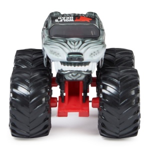 MONSTER JAM MASINUTA METALICA WOLF'S HEAD SCARA 1 LA 64 - Img 5