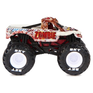 MONSTER JAM MASINUTA METALICA ZOMBIE SERIA 28 SCARA 1 LA 64 - Img 7