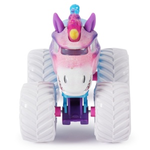 MONSTER JAM SET 2 MASINUTE METALICE SPARKLE SMASH SCARA 1:64 - Img 5