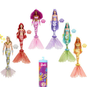Papusa Barbie Color Reveal - Barbie, Sirenele curcubeu - Img 2