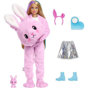 Papusa Barbie Cutie Reveal, Papusa Surpriza cu 10 accesorii - Img 3