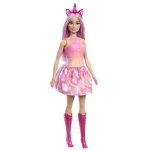 Papusa Barbie Dreamtopia cu Accesorii Magice de Unicorn