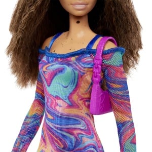 PAPUSA BARBIE FASHIONISTA SATENA CU PISTRUI - Img 3