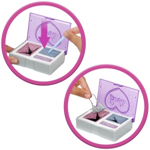 Papusa Barbie Violet Party Unboxed Reveal, cu 10 Accesorii Surpriza - Img 3