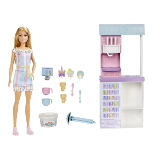 Papusa Barbie You Can Be Anything, Magazinul de Inghetata - Img 4