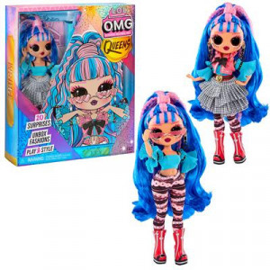 Papusa L.O.L. Surprise! OMG Birthday Doll - Queens Prism - Img 6