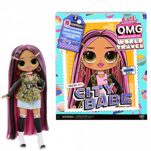 Papusa LOL Surprise OMG Tavel Doll City Babe - Img 2