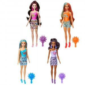 Papusa surpriza Barbie, Color Reveal Rainbow, 6 surprize - Img 4