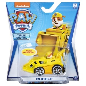 PATRULA CATELUSILOR MACHETA METALICA RUBBLE CU EXCAVATOR