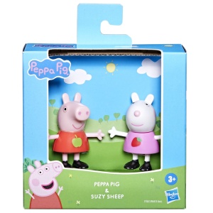 PEPPA PIG PRIETENI BUNI SET 2 FIGURINE PEPPA SI OITA SUZY - Img 1