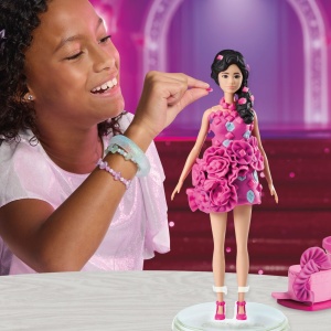 PLAY DOH BARBIE SET CREATII VESTIMENTARE PIETRE PRETIOASE SI PANGLICI - Img 5