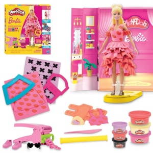 PLAY DOH BARBIE SET PLASTELINA PREZENTARE DE MODA A DESIGNERILOR - Img 2