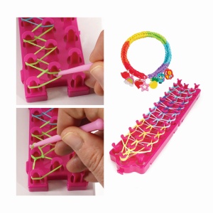 PLEXI FLEXI GHERGHEF PENTRU IMPLETIT CU 800 ELASTICE DIN CAUCIUC SI 15 ACCESORII - Img 5