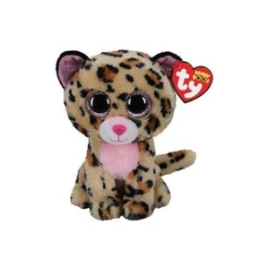 PLUS TY 15CM LEOPARD MARO ROZ