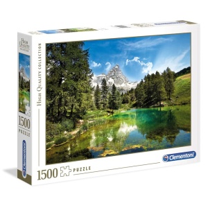 Puzzle Clementoni - Lacul albastru, 1500 piese