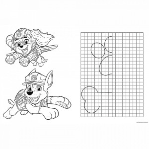 Puzzle cu 2 fete Trefl 24 Maxi, Noua Provocare Paw Patrol - Img 2