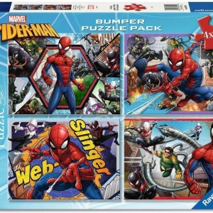 PUZZLE MARVEL SPIDER MAN 4X100