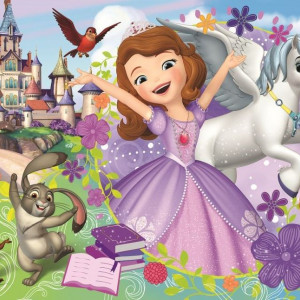 Puzzle Maxi Trefl, Disney Sofia, Lumea colorata a printesei, 24 piese - Img 2