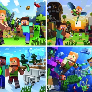 PUZZLE MINECRAFT 4IN1 - Img 2