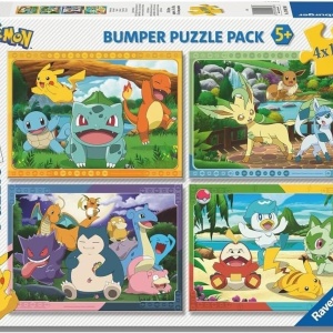 PUZZLE POKEMON BUMPER PACK 4X100