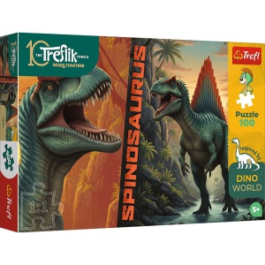 PUZZLE TREFL 100 FAMILIA TREFLIK DINO WORLD SPINOSAURUS