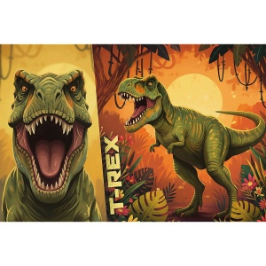PUZZLE TREFL 100 FAMILIA TREFLIK DINO WORLD T REX - Img 2