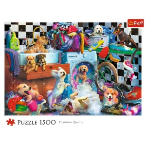 PUZZLE TREFL 1500 DOG MADNESS - Img 3