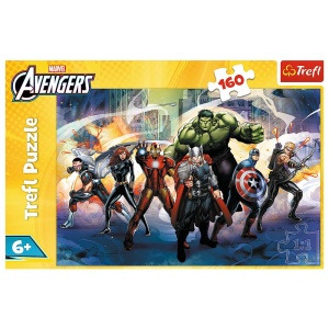 PUZZLE TREFL 160 MARVEL RAZBUNATORII SUPERPUTERI - Img 3