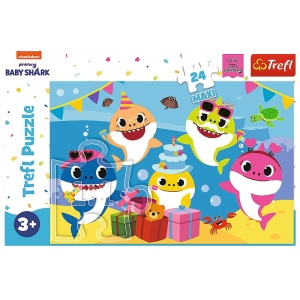 PUZZLE TREFL 24 MAXI HAPPY BABY SHARK - Img 3