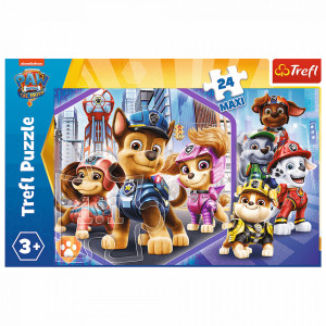 Puzzle Trefl 24 Maxi - Paw Patrol Eroi de Garda - Img 3
