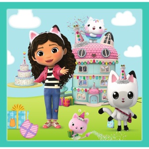 PUZZLE TREFL 3IN1 GABBYS DOLLHOUSE ACTIVITATILE LUI GABBY - Img 4