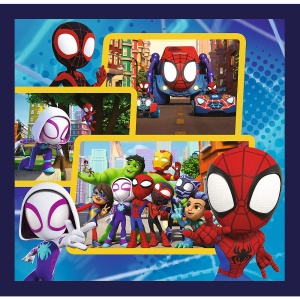 PUZZLE TREFL 3IN1 MARVEL SPIDEY SI PRIETENII LUI EXTRAORDINARI - Img 4