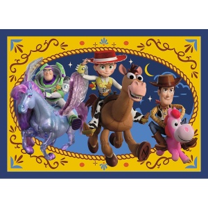 PUZZLE TREFL 4IN1 PREMIUM PLUS KIDS TOY STORY 5 POSTER INCLUS - Img 2