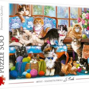 PUZZLE TREFL 500 FAMILIA DE PISICUTE