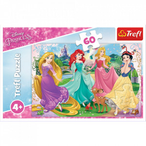 Puzzle Trefl, Frumoasele Printese Disney, 60 piese - Img 3