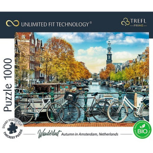 Puzzle Trefl Prime UFT - Toamna in Amsterdam, 1000 piese - Img 3
